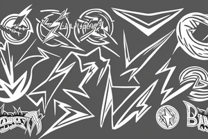 lightning bolt tattoo idea