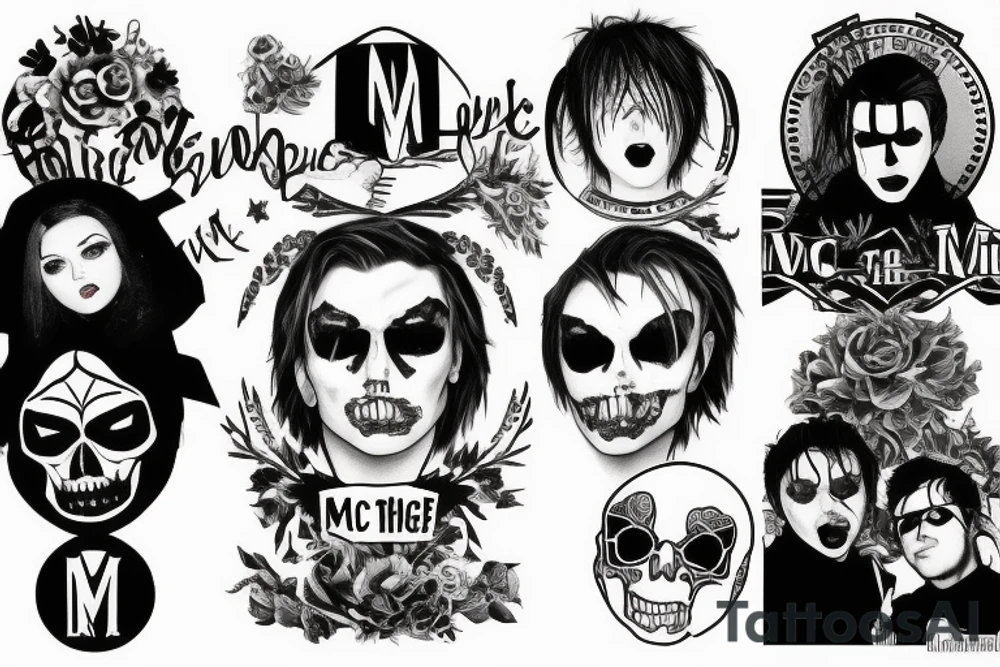 MCR 'Cause the hardest part of this is leaving you tattoo idea