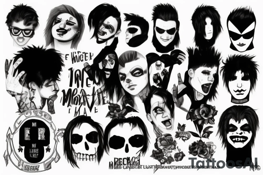MCR 'Cause the hardest part of this is leaving you tattoo idea