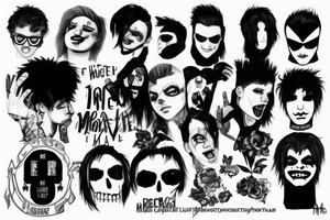 MCR 'Cause the hardest part of this is leaving you tattoo idea