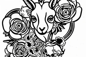 a two headed lamb tattoo idea