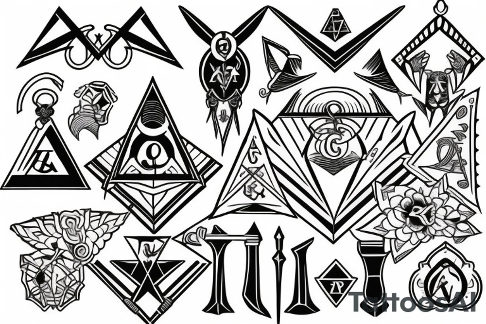 Masonic tattoo idea