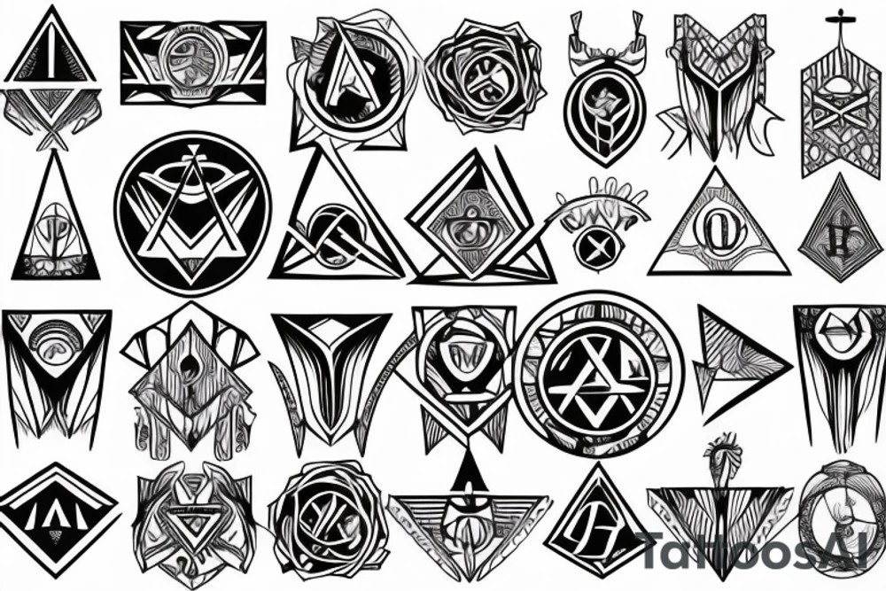 Masonic tattoo idea