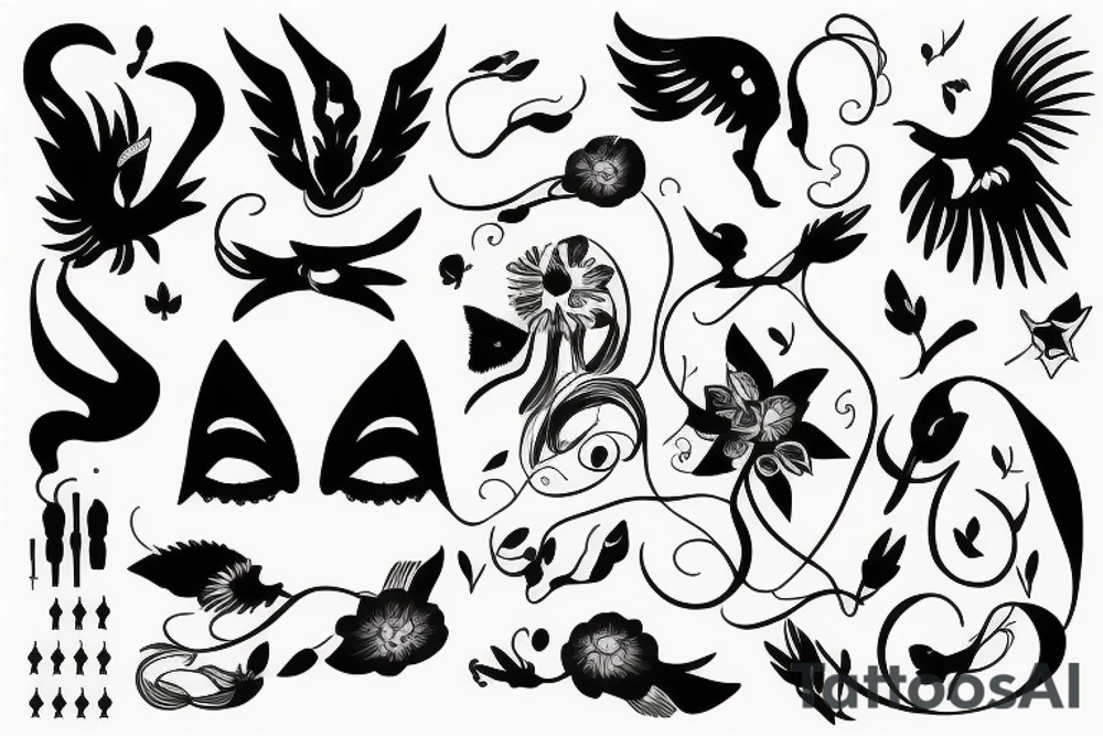 Girl freedom tattoo idea