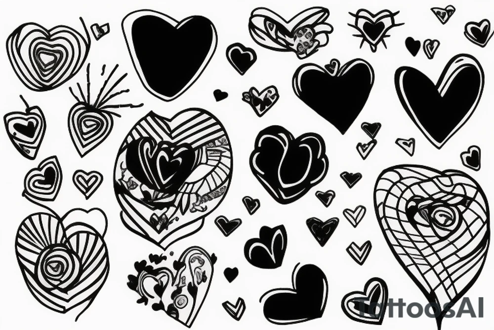 valentines tattoo idea