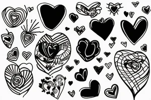 valentines tattoo idea