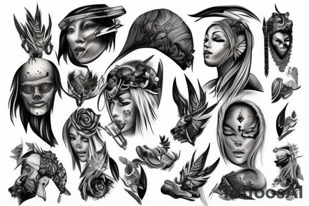 warrior tattoo idea