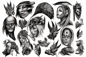 warrior tattoo idea