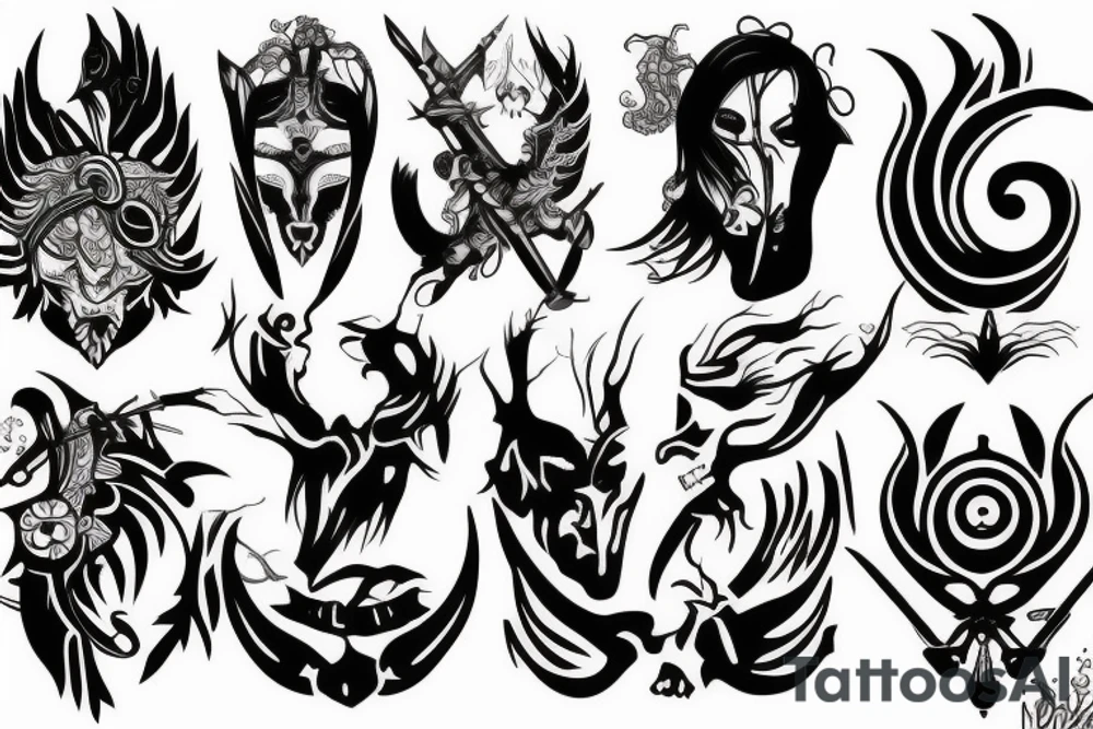 warrior tattoo idea