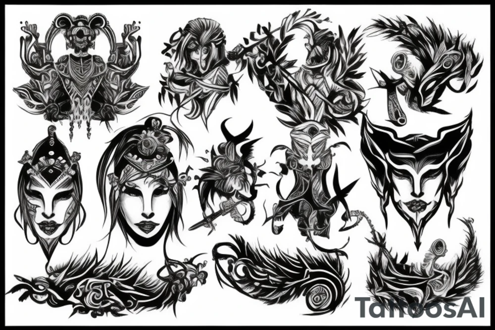 warrior tattoo idea