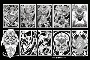 warrior tattoo idea