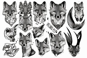 Der kleine Prinz und der Fuchs tattoo idea