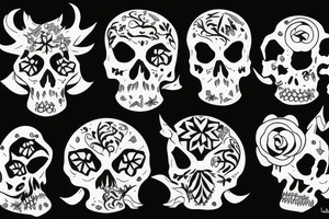 bones tattoo idea