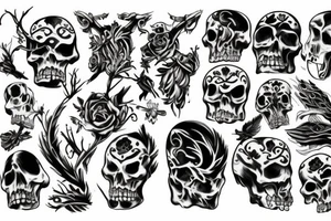bones tattoo idea