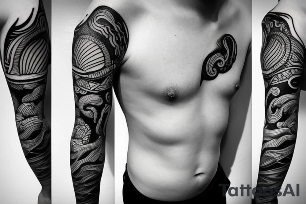 fine line minimal cloud no shading chest and shoulder tattoo idea fine line minimal cloud no shading chest and shoulder tattoo idea