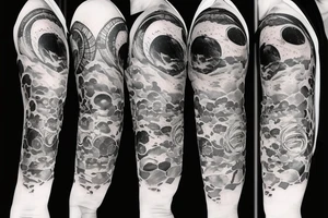 man on the moon tattoo idea