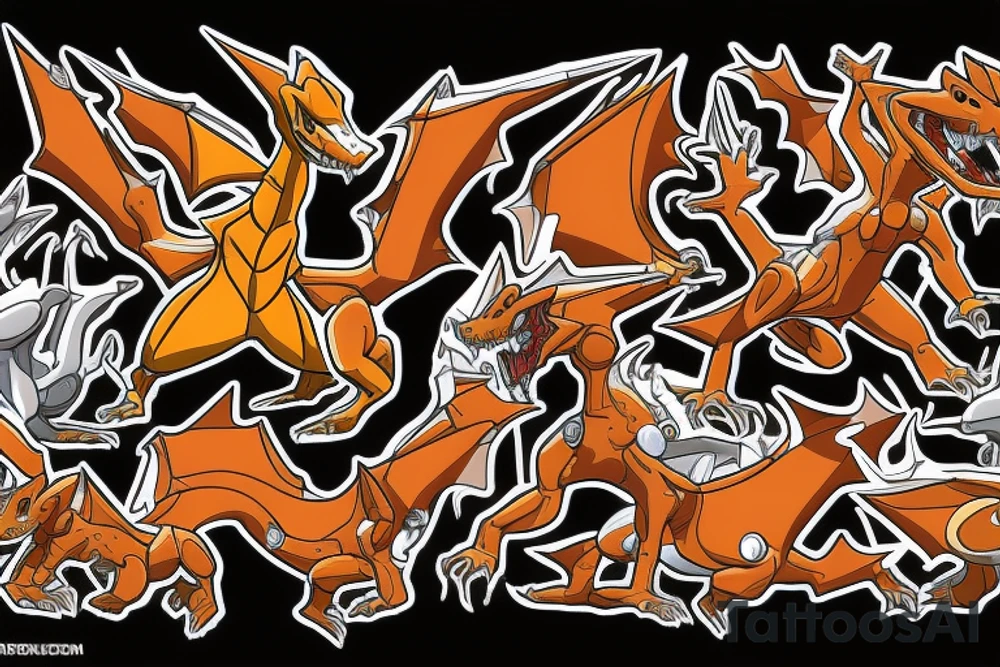 Charizard tattoo idea