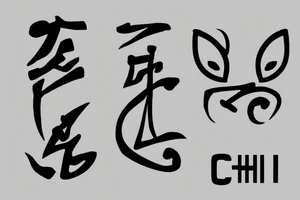 text "Chi" tattoo idea