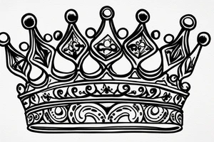 3 crowns interlocked tattoo idea