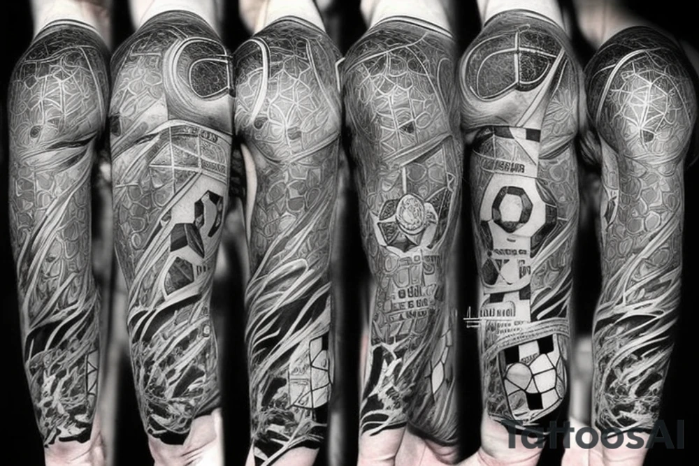 Lionel messi and barcelona tattoo idea