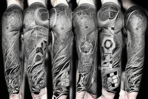 Lionel messi and barcelona tattoo idea