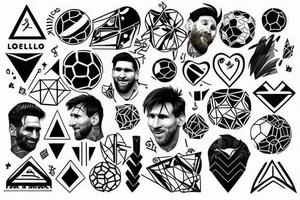 Lionel messi ❤️ barcelona tattoo idea