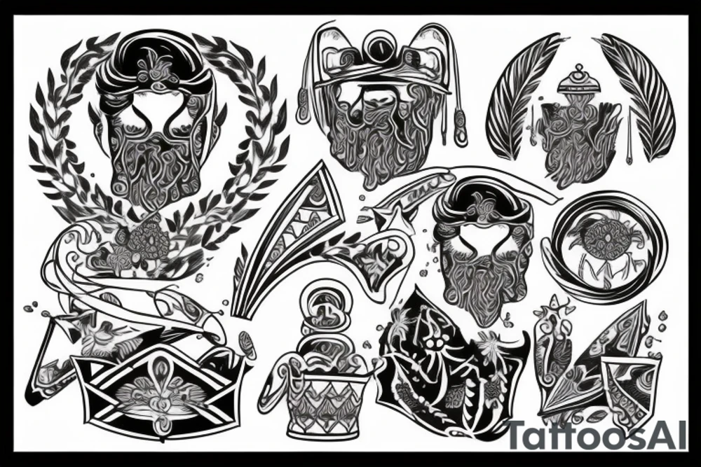 greek thematic tattoo idea