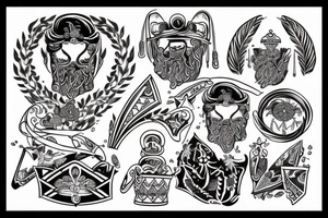 greek thematic tattoo idea