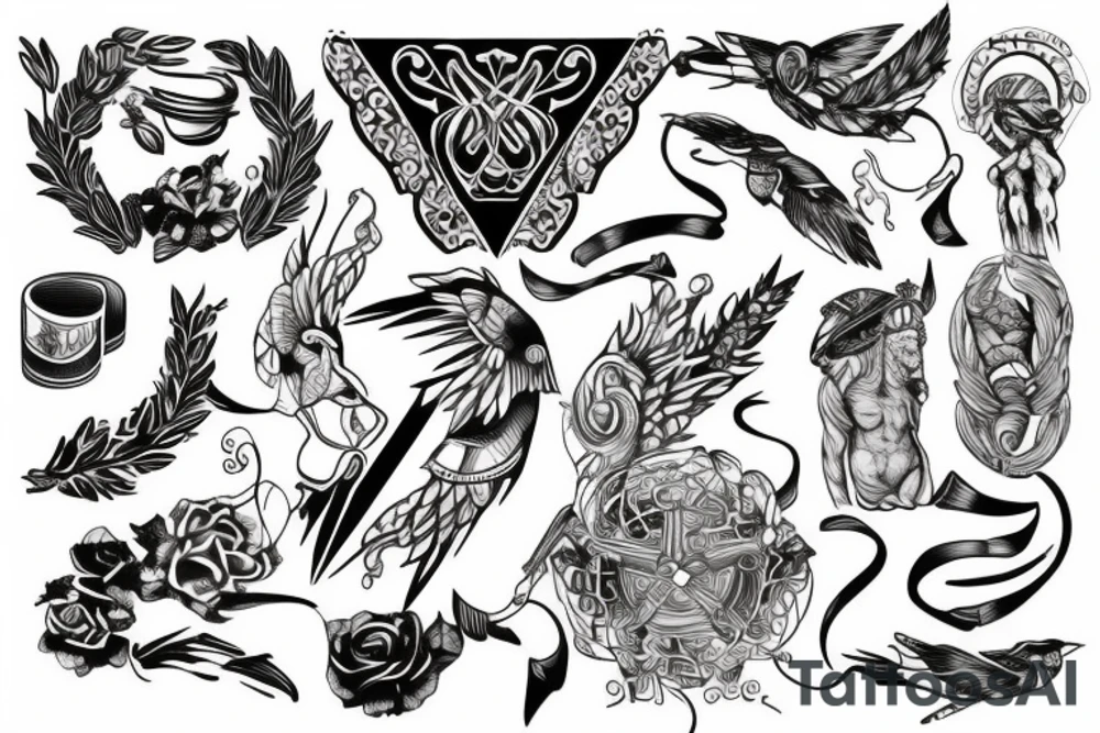 greek thematic tattoo idea