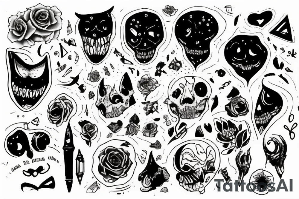 Depression tattoo idea