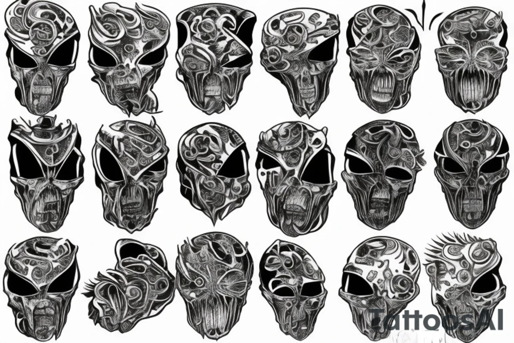 mark of the faceless tattoo idea