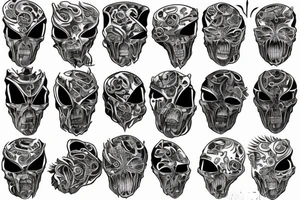 mark of the faceless tattoo idea