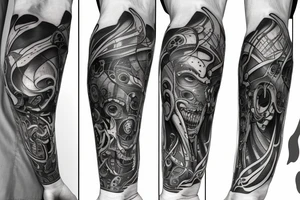 mark of the faceless tattoo idea
