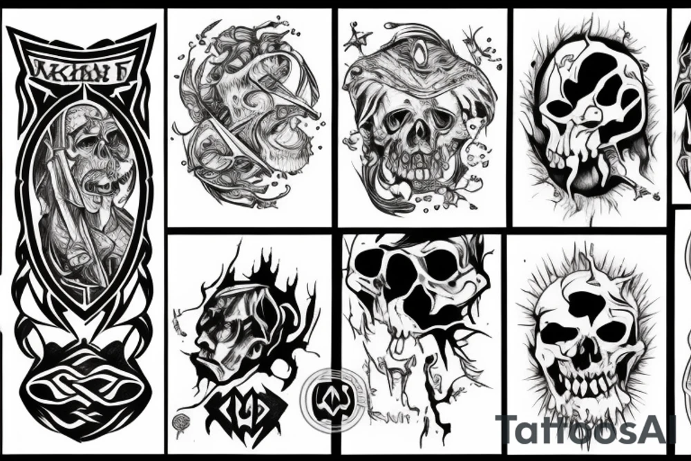 mark of the slayer tattoo idea