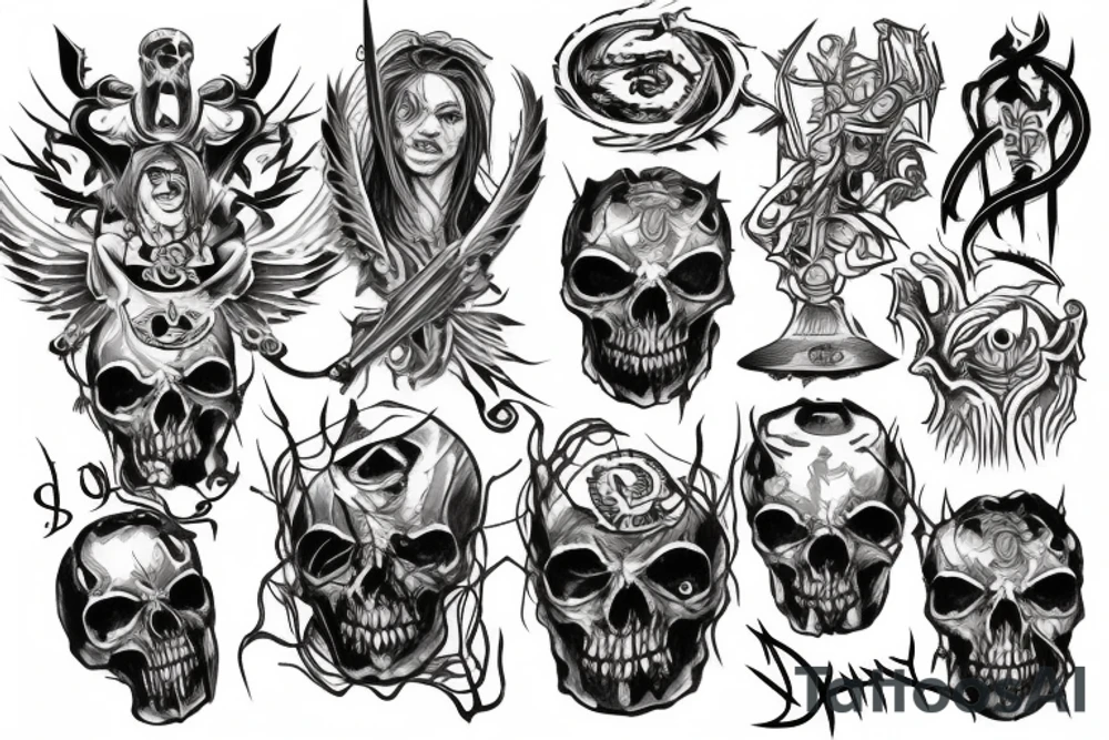 mark of the slayer tattoo idea
