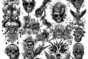 Deus, si morior iuvenis, mitte me in coelum.  Iam sum in inferno tattoo idea