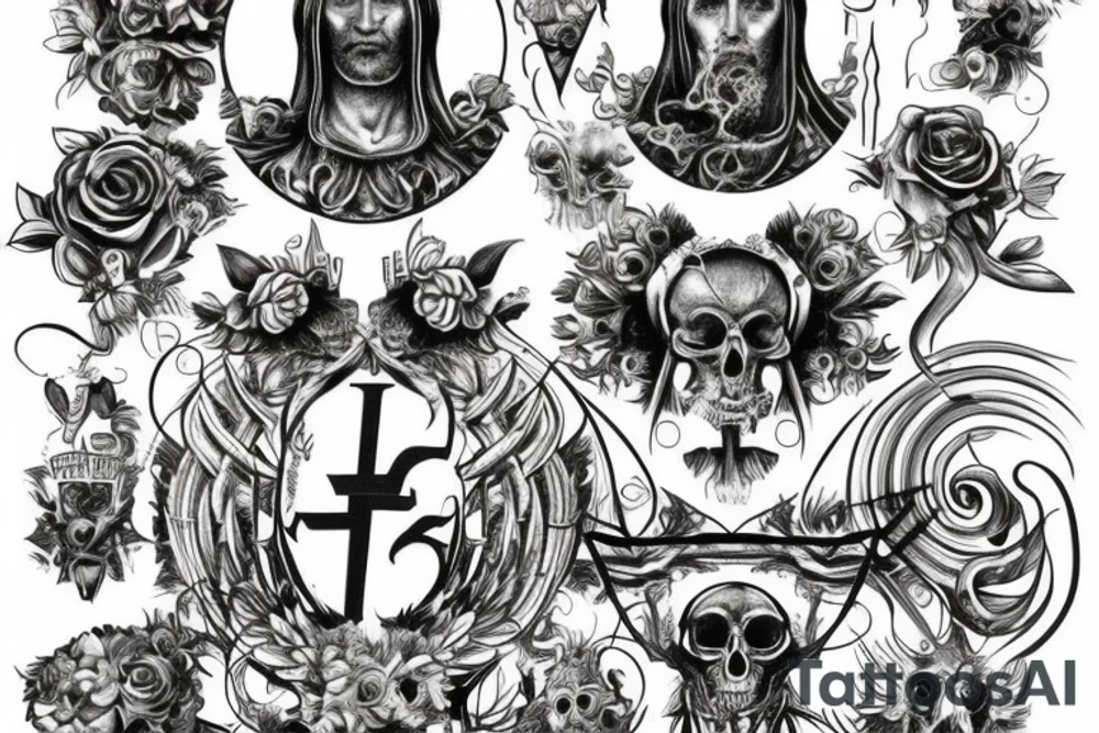 Deus, si morior iuvenis, mitte me in coelum.  Iam sum in inferno tattoo idea