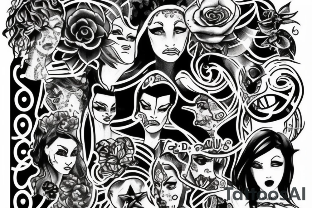 Number 13 with names Dax and Dez tattoo idea