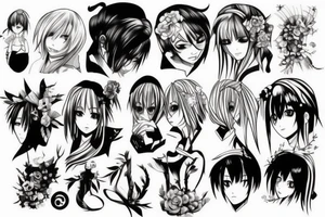 Anime tattoo idea