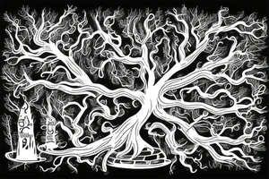 Norse tree
circuit traces tattoo idea