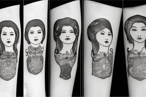 Klimts mother and daughter tattoo idea