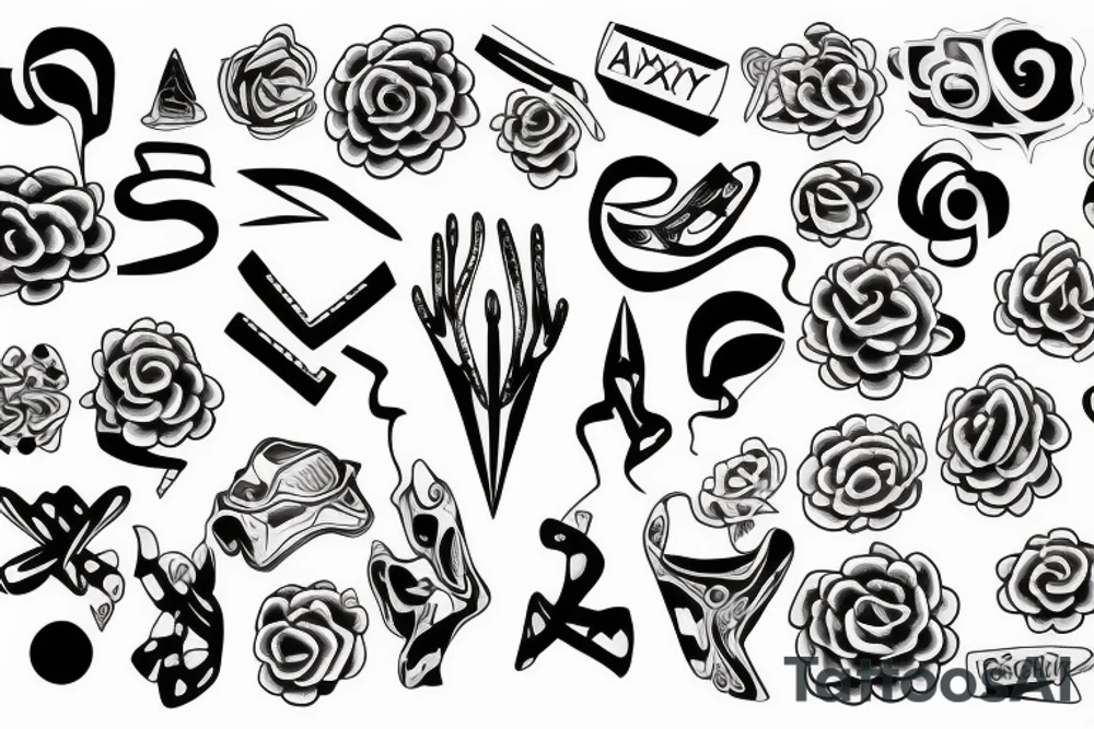 anxiety tattoo idea