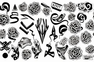 anxiety tattoo idea