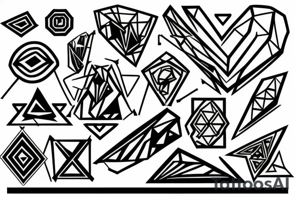 rock climbing tattoo idea