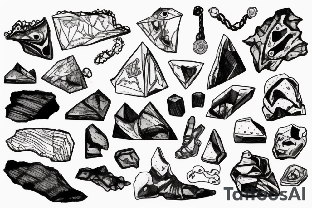 rock climbing tattoo idea