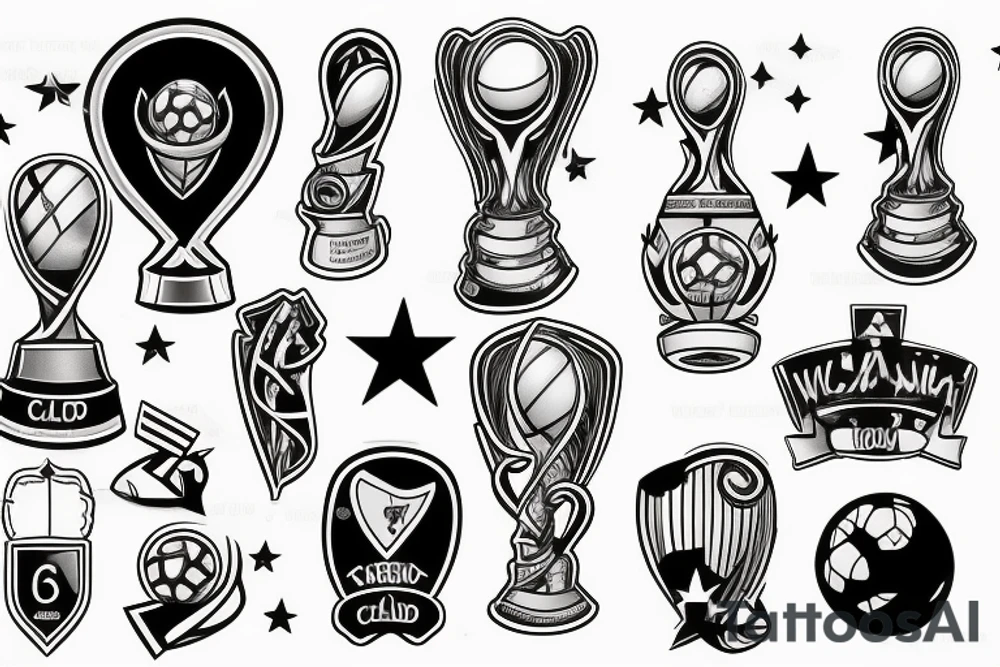 Argentina World Cup trophy tattoo idea