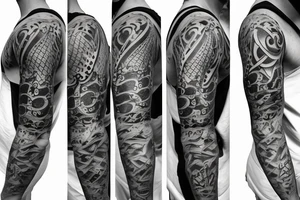 Big IX with a superscript small -ix to the top right tattoo idea
