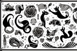 Curvy animal. tattoo idea