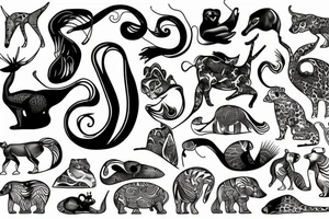 Curvy animal. tattoo idea