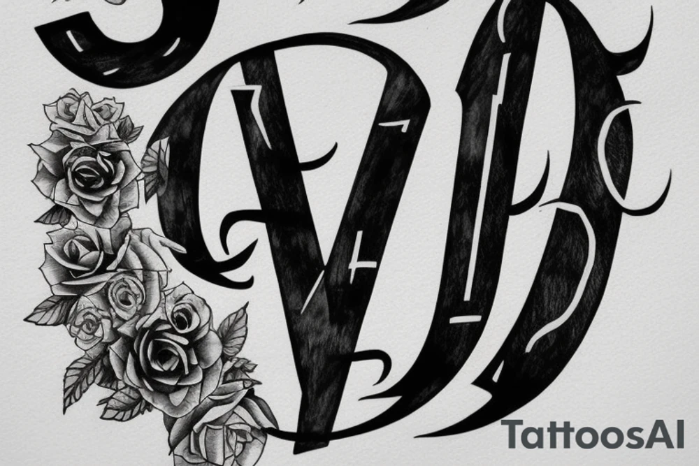 roman numerals tattoo idea